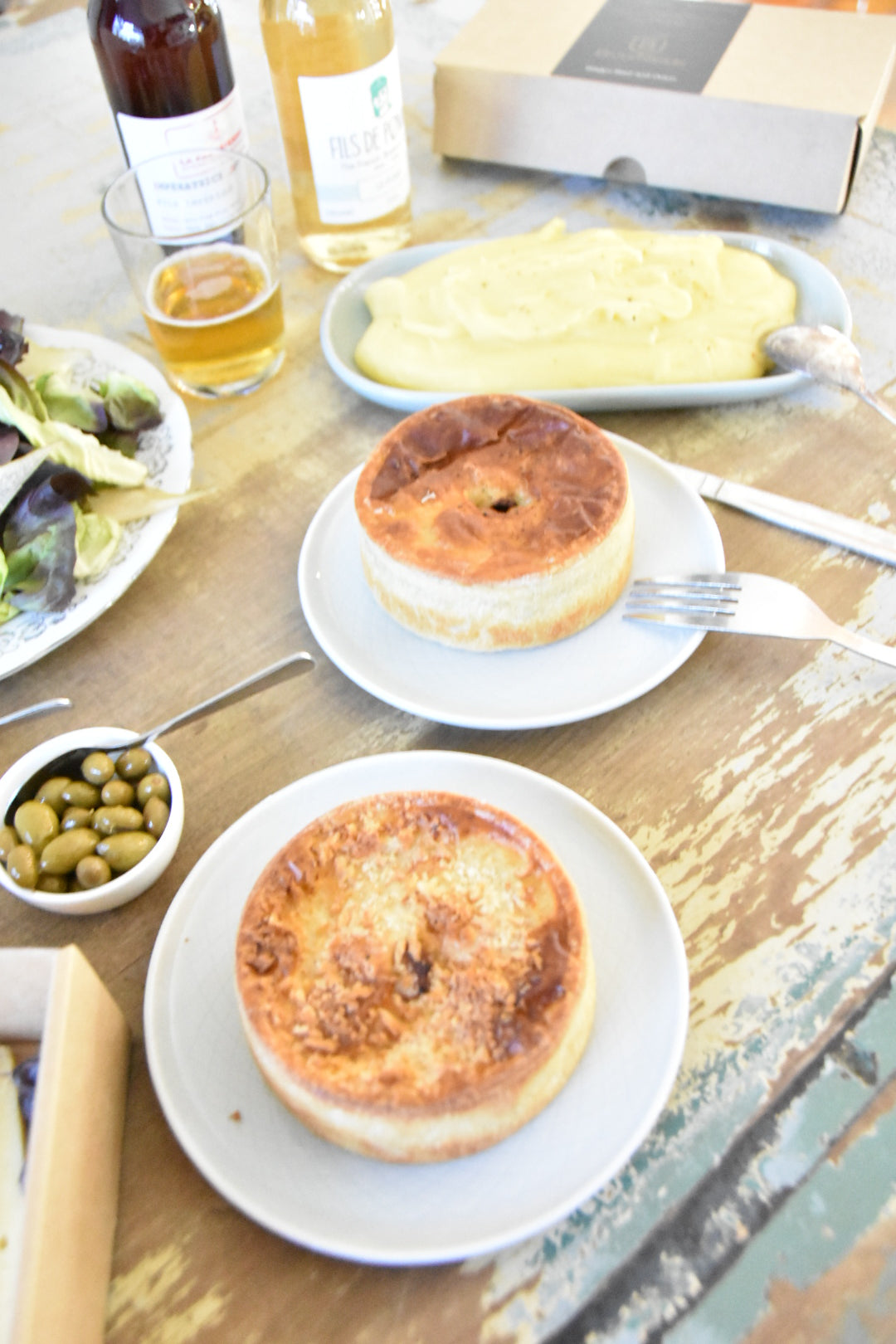 2 x Onion &amp; Gruyere Pie